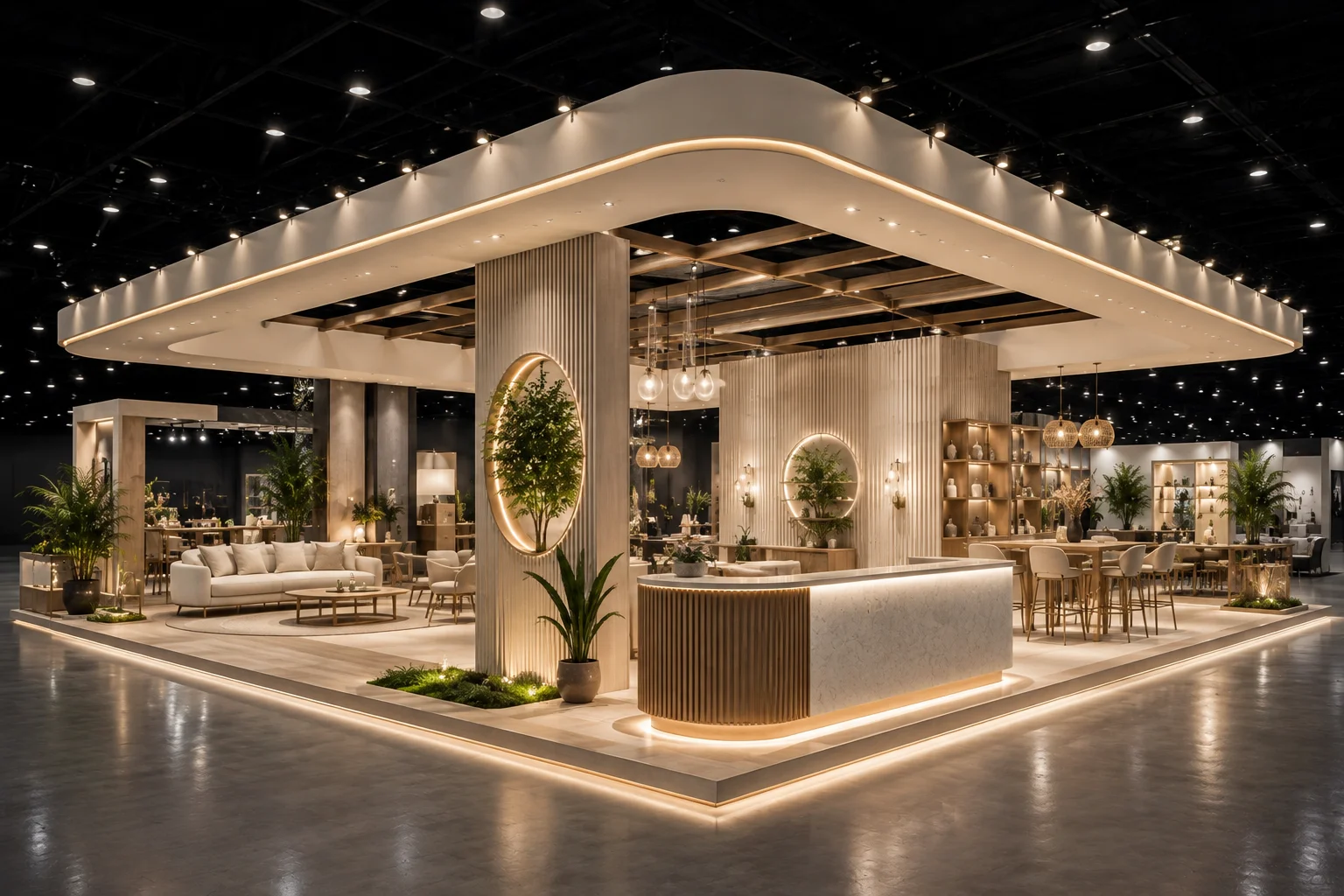 Island Exhibition Stand for India Design Expo